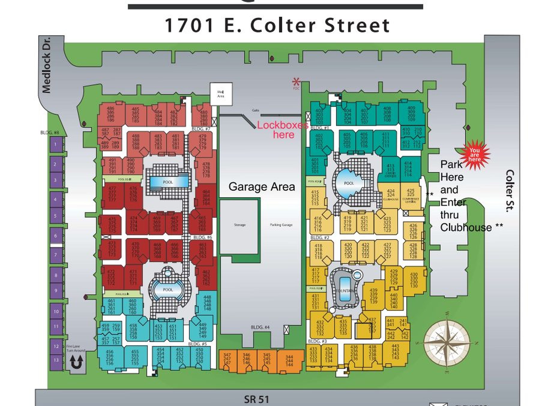 Biltmore Square community map